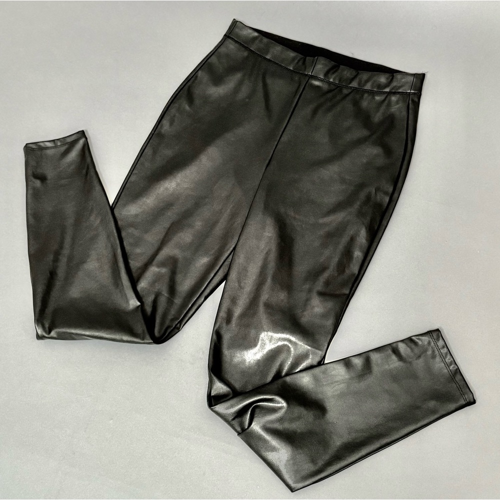 NWT Express Black Faux Leather Leggings